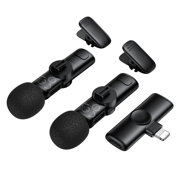 Бездротова мікрофонна система BOROFONE BFK16A Winner dual-mic (Lightning) Black - Фото 7 Бездротова мікрофонна система BOROFONE BFK16A Winner dual-mic (Lightning) Black - изображение 7