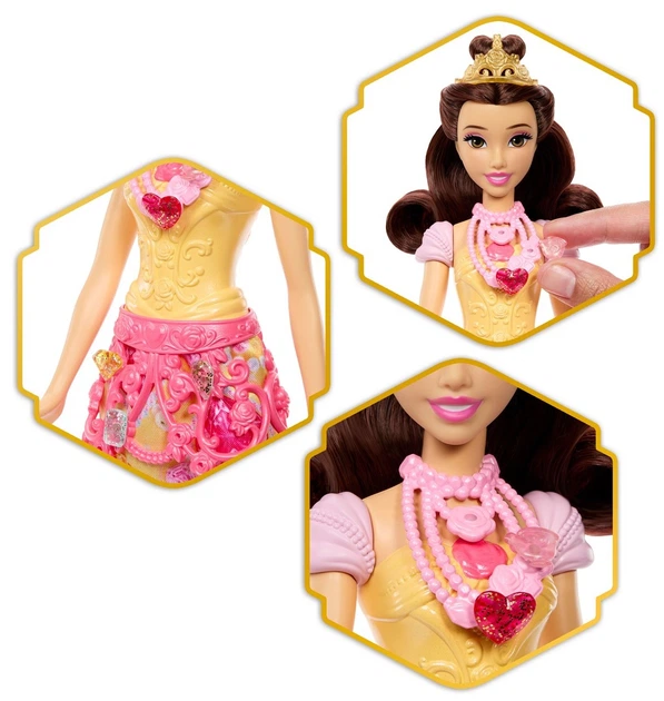 Лялька Mattel Disney Princess Jewel Reveal Белль (JHL51) (194735334766) - зображення 4