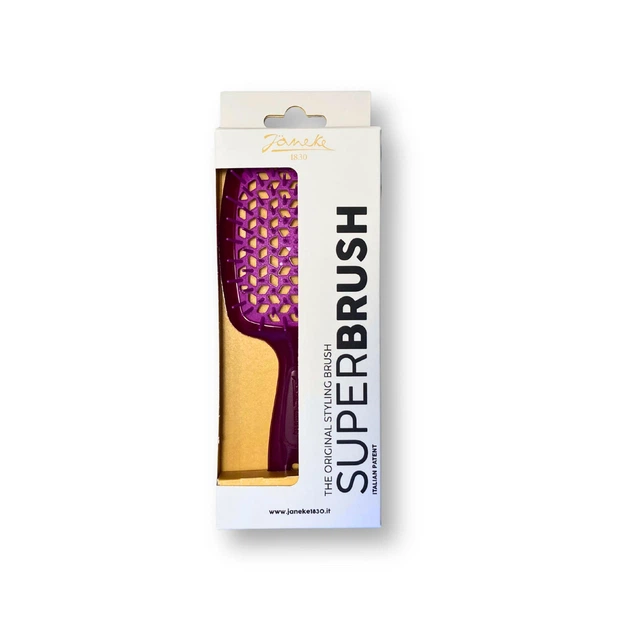 Щітка для волосся JANEKE SUPERBRUSH рубінова з фіолетовим - изображение 2