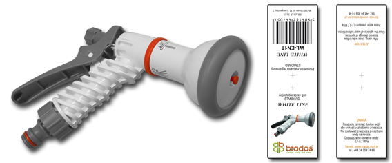Пистолет для полива Bradas Standard White Line (WL-EN1T) - изображение 2