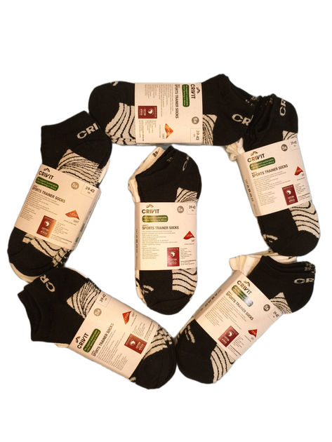 Спортивные носки унисекс Sports Trainer Socks CRIVIT 39-42р 5 пар - изображение 4