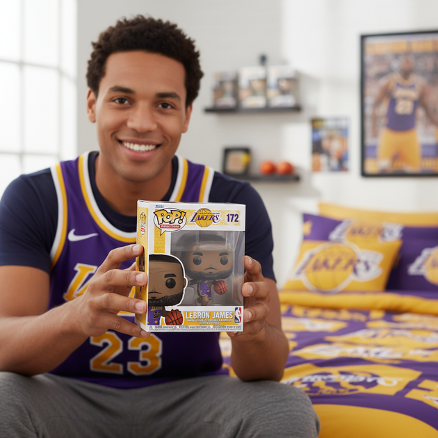 Колекційна фігурка NBA LeBron James - Funko POP ігрова спортивна Баскетболіст - Фото 4 Колекційна фігурка NBA LeBron James - Funko POP ігрова спортивна Баскетболіст - зображення 4
