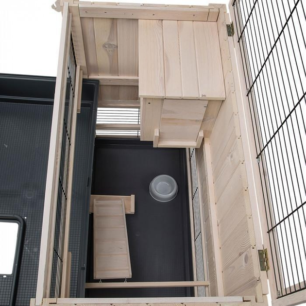 Клітка для кроликів та морських свинок Ferplast Cottage 107,5x61,5x102 см 57094000 - зображення 4
