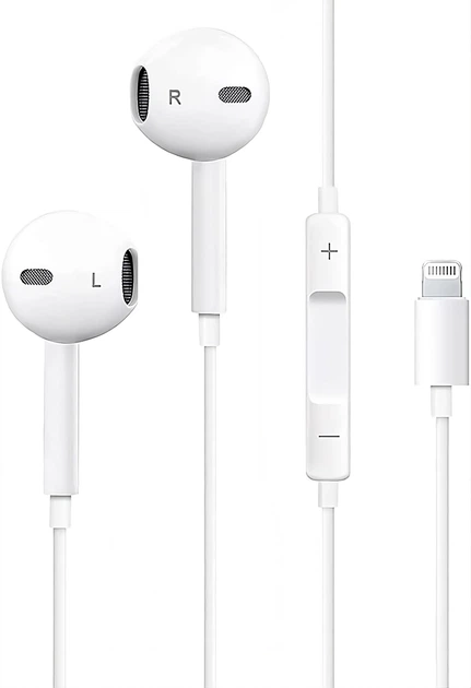 Навушники для Apple iPhone EarPods with Mic Lightning (MWTY3ZM/A) - зображення 7