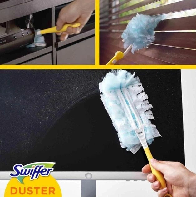 Щетка магнит для уборки пыли Swiffer duster Kit пипидастр с сменными насадками - Фото 5 Щетка магнит для уборки пыли Swiffer duster Kit пипидастр с сменными насадками - изображение 5