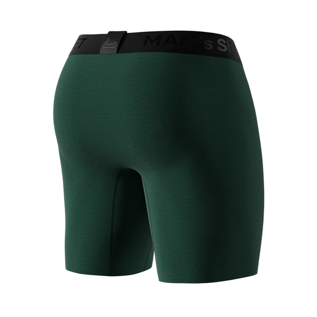 Чоловічі анатомічні боксери з бавовни Anatomic Long 2.0 Black Series із кишенею темно-зелені XL - Фото 5 Чоловічі анатомічні боксери з бавовни Anatomic Long 2.0 Black Series із кишенею темно-зелені XL - зображення 5