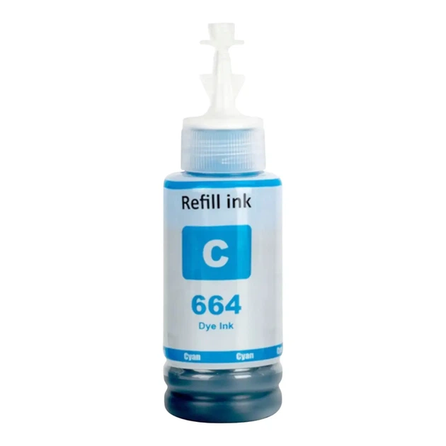 Чорнило 664 Premium для принтерів Epson EcoTank серії L (L120 / L132 / L210 / L220 / L222 / L310 / L355 / L365 / L3050), комплект BCMY 4×70 мл - зображення 4