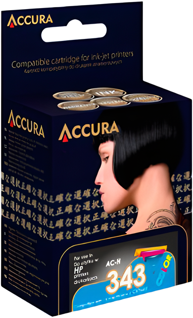 Zestaw tuszy Accura 343 do HP 3 szt Cyan/Magenta/Yellow (C8766EE) - Zdjęcie 1 Zestaw tuszy Accura 343 do HP 3 szt Cyan/Magenta/Yellow (C8766EE) - obraz 1