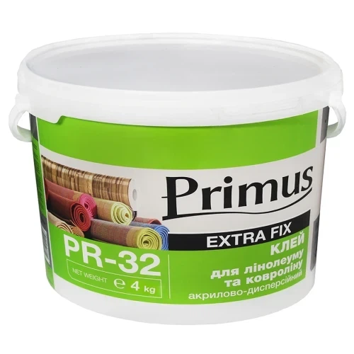 Клей для линолеума и ковролина PRIMUS PR-32 Примус универсальный для ПВХ покрытий 4 кг - изображение 2