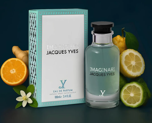 Парфумована вода унісекс Fragrance World Jacques Yves Imaginari Eau de Parfum 100 мл - Фото 3 Парфумована вода унісекс Fragrance World Jacques Yves Imaginari Eau de Parfum 100 мл - зображення 3