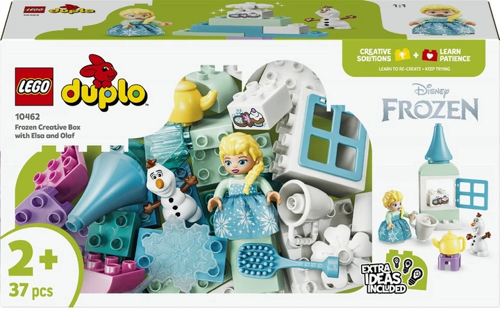 Конструктор LEGO DUPLO Disney Коробка для творческого конструирования «Холодное сердце» с Эльзой и Олафом 37 деталей (10462) - Фото 1 Конструктор LEGO DUPLO Disney Коробка для творческого конструирования «Холодное сердце» с Эльзой и Олафом 37 деталей (10462) - изображение 1