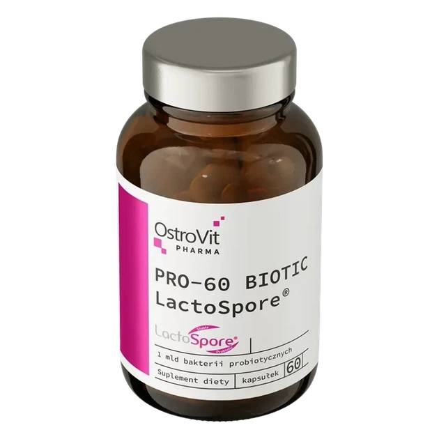 Пробіотик LactoSpore Ostrovit Pharma PRO-60 BIOTIC LactoSpore 60 капсул (OST-05877) - изображение 2