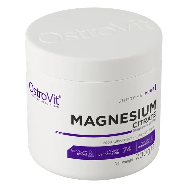 Магній Цитрат Ostrovit Supreme Magnesium Citrate Supreme без смаку 200 г (OST-22692) - зображення 2