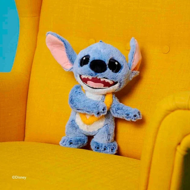 М'яка іграшка Simba Disney Stitch з гавайським намистом Lei 25 см S199778 (5400868038248) - зображення 3