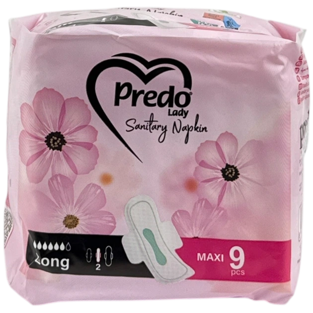 Прокладки Predo Long Size 9 шт. (Туреччина) - Фото 1 Прокладки Predo Long Size 9 шт. (Туреччина) - изображение 1