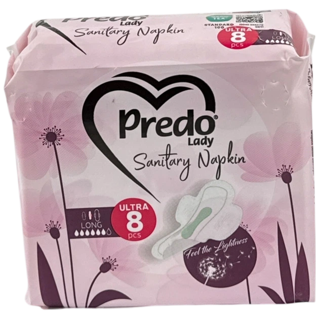 Прокладки Predo Long Size 8 шт. (Туреччина) - Фото 1 Прокладки Predo Long Size 8 шт. (Туреччина) - изображение 1