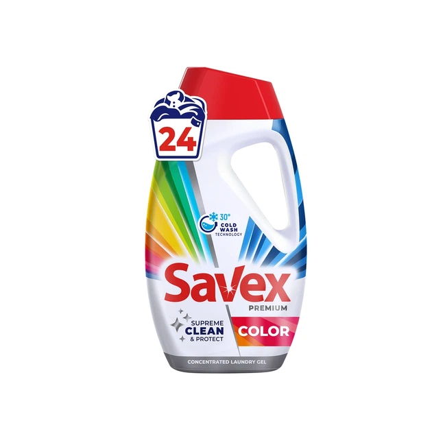 Гель д/прання Savex 960 мл Premium Color И039 (Болгарія) - Фото 1 Гель д/прання Savex 960 мл Premium Color И039 (Болгарія) - зображення 1