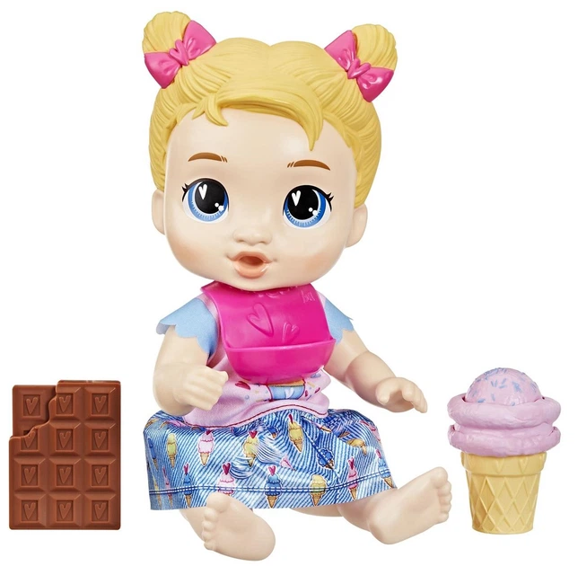 Lalka Bobas Hasbro Baby Alive: Core Nurturing Dolls – Harper Słodkie smakołyki (G1449) (5010996316769) - obraz 4