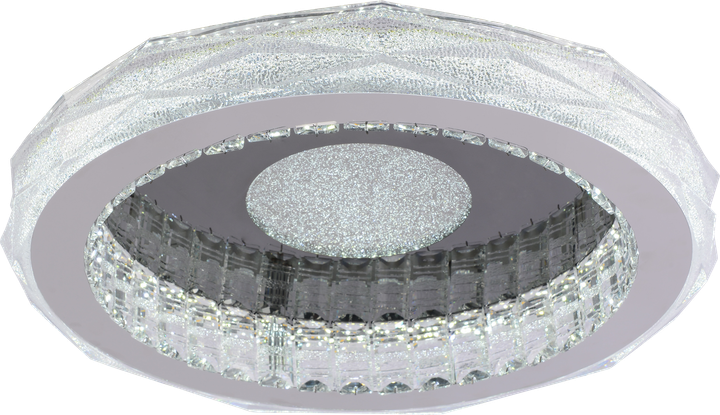 Потолочная люстра VALESO S1001-500C DARK CHROME+CR, хром, LED 114W - Фото 4 Потолочная люстра VALESO S1001-500C DARK CHROME+CR, хром, LED 114W - изображение 4