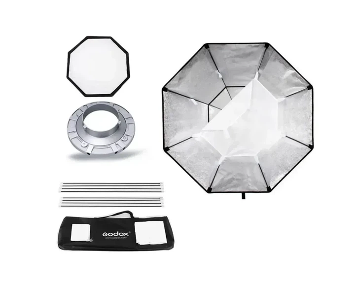 Софтбокс, розсіювач, дифузор Softbox, октобокс Godox SB-BW140 — 140 см із байонетом Bowens - зображення 2