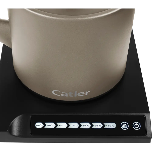 Електрочайник Catler 0.6л, Strix, заварник, нерж. сталь, підтримка температури, сенс. керув., бежевий - Фото 10 Електрочайник Catler 0.6л, Strix, заварник, нерж. сталь, підтримка температури, сенс. керув., бежевий - зображення 10
