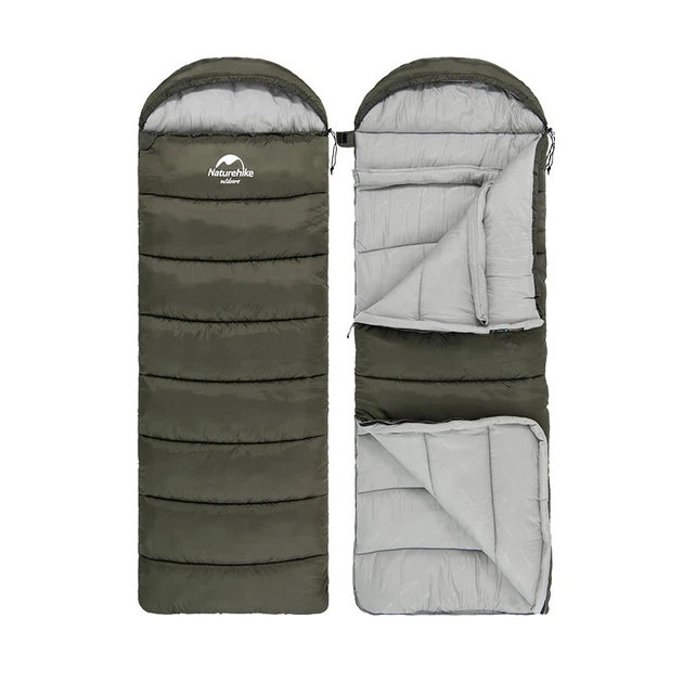 Спальник з капюшоном лівий (1°C) Naturehike U350 NH20MSD07. Зелений - Фото 1 Спальник з капюшоном лівий (1°C) Naturehike U350 NH20MSD07. Зелений - зображення 1