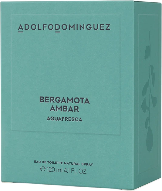 Туалетна вода для чоловіків Adolfo Dominguez Agua Fresca Bergamota Ambar 120 мл (5555500012344)  - зображення 3