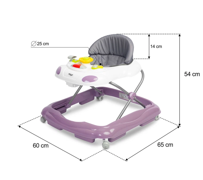 Chodzik dzieciecy Toyz by Caretero Cario 2 w 1 Purple TOYZ-20753 (5908310398099) - Zdjęcie 5 Chodzik dzieciecy Toyz by Caretero Cario 2 w 1 Purple TOYZ-20753 (5908310398099) - obraz 5