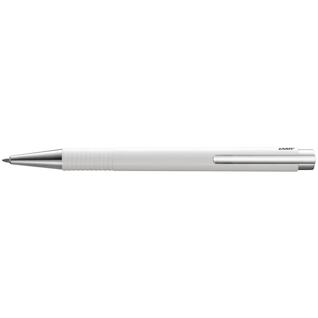 Ручка кулькова LAMY Logo M+ біла стрижень M16 синій (4014519654186) - зображення 3