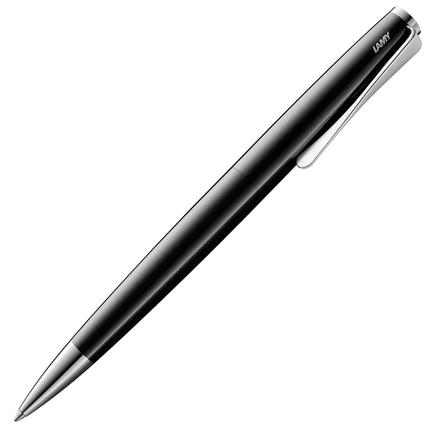 Ручка кулькова LAMY Studio сяюча чорна стрижень M16 чорний (4014519693512) - Фото 1 Ручка кулькова LAMY Studio сяюча чорна стрижень M16 чорний (4014519693512) - зображення 1