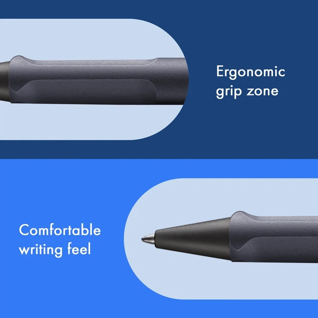 Ручка кулькова LAMY Safari матова темно-синя M M16 синій стрижень (4032321) - зображення 4