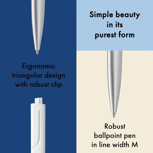 Ручка кулькова LAMY Noto біла M16 чорний стрижень (4001008) - зображення 5
