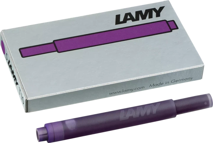 Набір чорнильних картриджів LAMY T10 фіолетовий 5 шт. (1605783) - Фото 1 Набір чорнильних картриджів LAMY T10 фіолетовий 5 шт. (1605783) - изображение 1