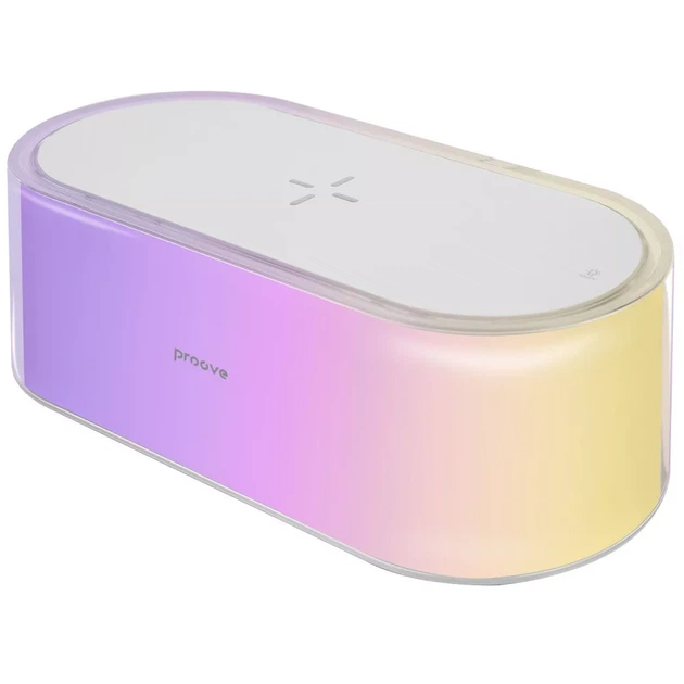 Ночник с Беспроводной Зарядкой Proove Glow 1200mAh white (PLPG00102002) - изображение 5