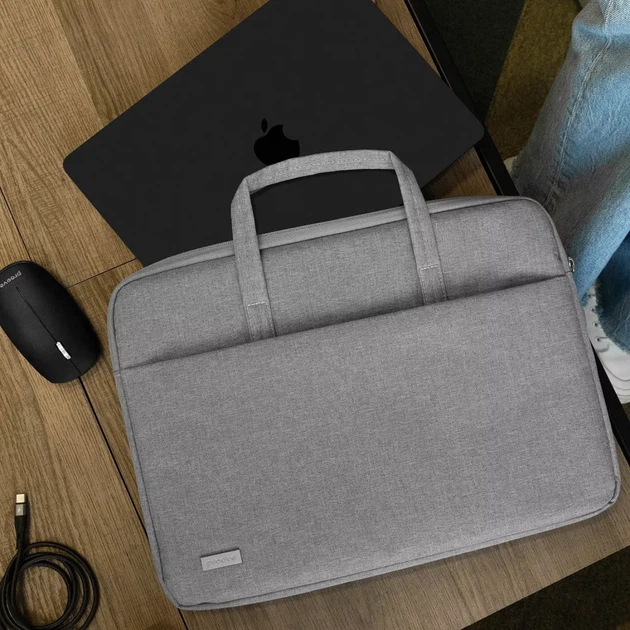 Сумка для ноутбука Proove Iris 15,6" light gray (LBIR15000003) - изображение 5