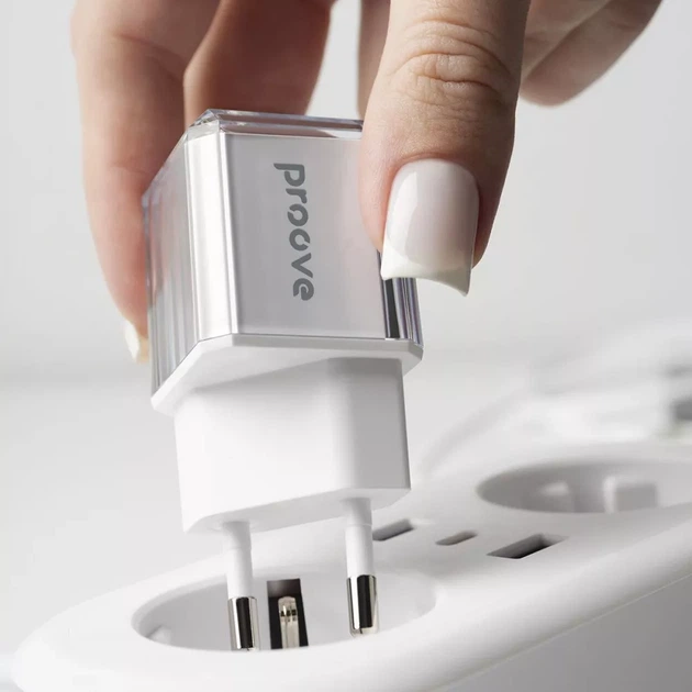 Зарядное Устройство Proove Pure GaN 30W (Type-C) white (WCPU30012202) - изображение 2
