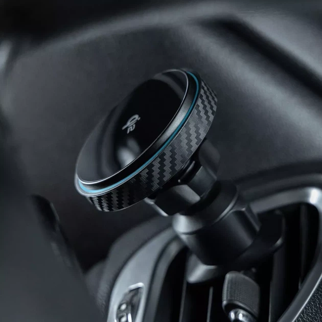 Автотримач з бездротовою зарядкою Proove Titanium Circle Qi2 15W black (WHTC15010003) - зображення 8