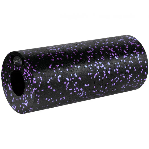 Масажний набір PowerPlay PP_4015 EPP Foam Roller Set 4in1 (2-ва роли + 2-ва м'ячі) Чорно-Фіолетовий - изображение 4