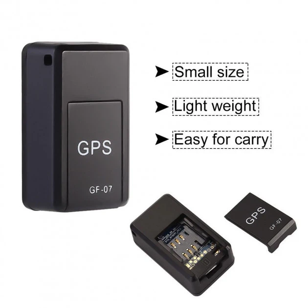 GPS-трекер міні GF-07 з прослуховуванням та датчиком звуку Чорний (MX-00008209) - зображення 4