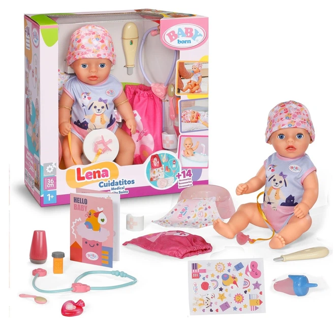Пупс Baby Born Zapf Creation Лена Лікар 36 см (840467) (4001167840467) - зображення 2