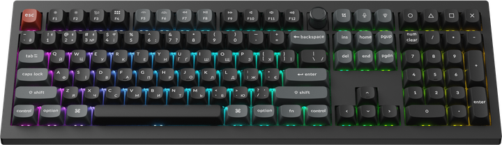 Клавиатура беспроводная Keychron V6 Ultra Keychron Red Switch Black RGB (V6U-D1-UA) - Фото 2 Клавиатура беспроводная Keychron V6 Ultra Keychron Red Switch Black RGB (V6U-D1-UA) - изображение 2