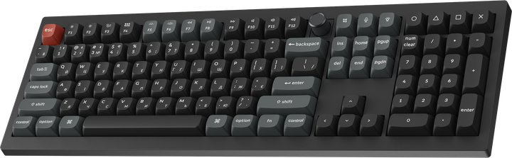 Клавиатура беспроводная Keychron V6 Ultra Keychron Red Switch Black RGB (V6U-D1-UA) - Фото 4 Клавиатура беспроводная Keychron V6 Ultra Keychron Red Switch Black RGB (V6U-D1-UA) - изображение 4