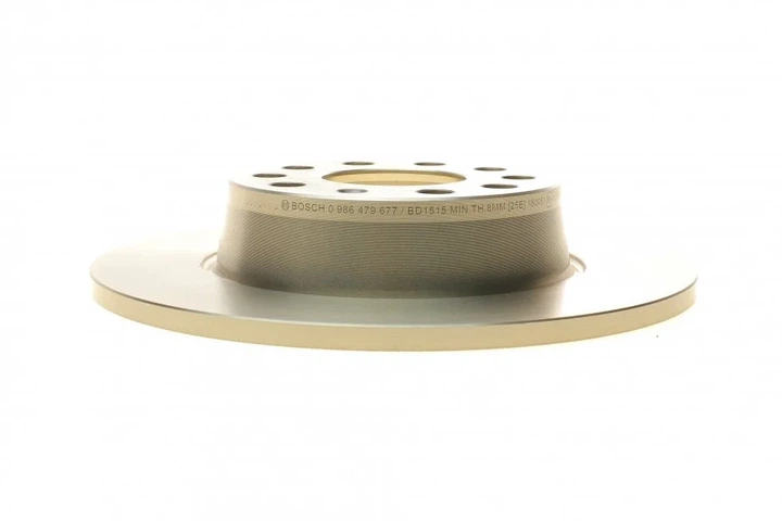 Тормозные диски BOSCH 0986479677 Volkswagen Caddy, Golf, Scirocco, Jetta, Touran, EOS, T-Roc; Audi A3, A1, TT; Seat Leon; Skoda Octavia, Superb, Yeti, Karoq 6R0615601, 5QD615601, 5Q0615601D - зображення 5