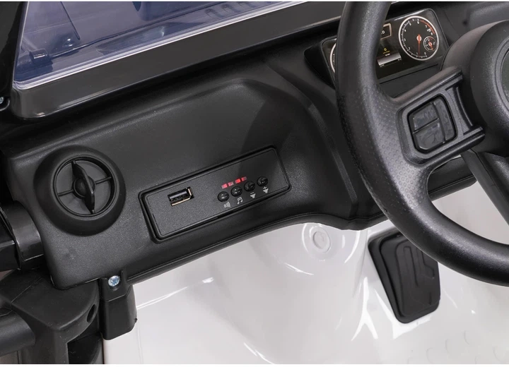 Електромобіль для дітей Jeep Monster білий PA.XB-1118.BIA (5903864948608) - зображення 10