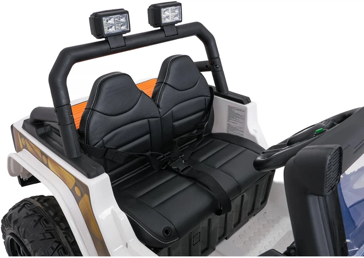Електромобіль для дітей Jeep Monster білий PA.XB-1118.BIA (5903864948608) - зображення 15