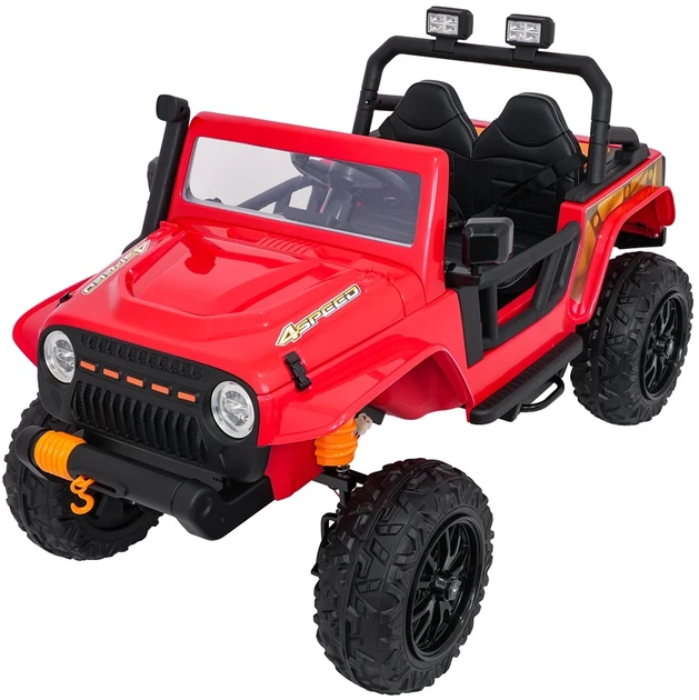 Електромобіль для дітей Jeep Monster червоний PA.XB-1118.CR (5903864969900) - зображення 3