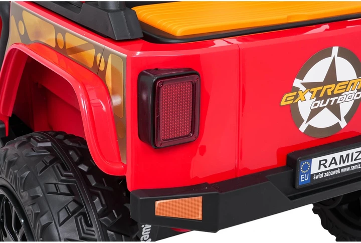 Електромобіль для дітей Jeep Monster червоний PA.XB-1118.CR (5903864969900) - зображення 12