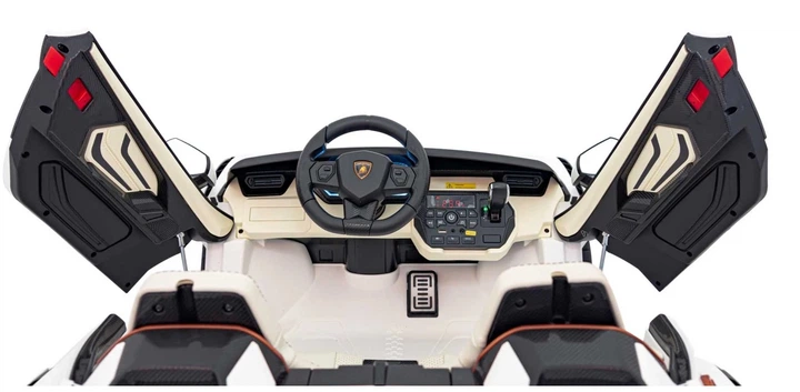 Електромобіль для дітей Lamborghini Sian білий PA.QLS-6988.BIA (5903864943054) - зображення 4