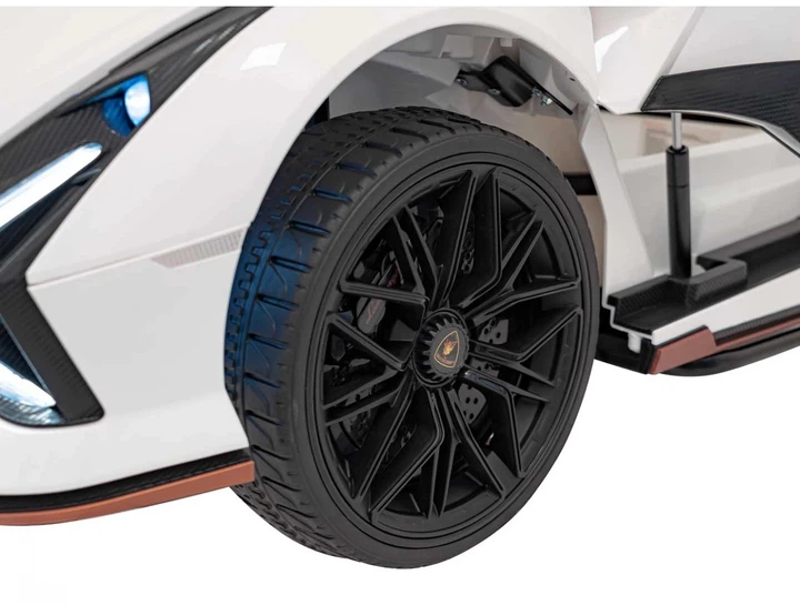 Електромобіль для дітей Lamborghini Sian білий PA.QLS-6988.BIA (5903864943054) - зображення 7