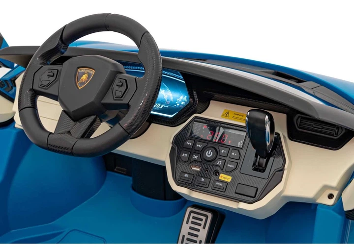 Електромобіль для дітей Lamborghini Sian синій PA.QLS-6988.NIE (5903864943078) - зображення 3